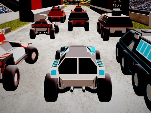 Mad Car Drive Future Racing - browser game screenshot