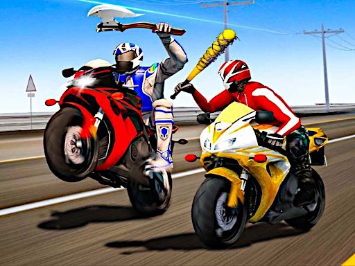 Biker Battle 3D - browser game screenshot
