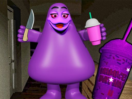 Grimace Birthday Escape - browser game screenshot