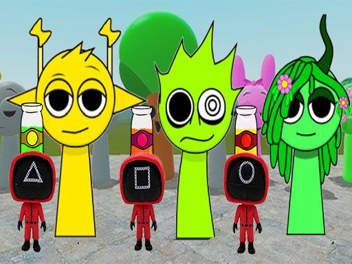 Squid Sprunki Tap Game 2 - browser game screenshot