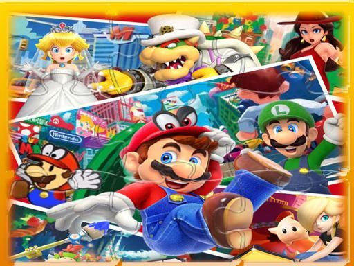 Mario Series Match 3 Puzzle - browser game screenshot