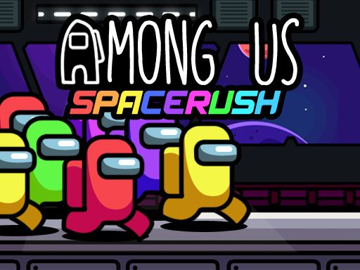 Among Us Space Rush - browser game screenshot