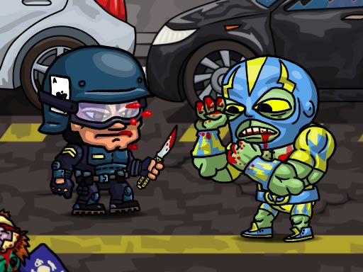 Kill the Zombies - browser game screenshot