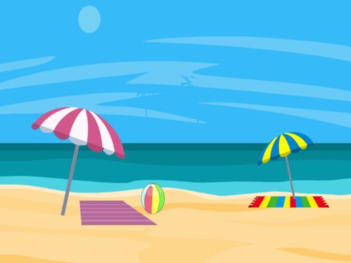 Beach Escape - browser game screenshot