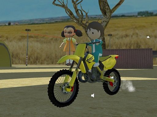 MSK Squid Game Motorcycle Stunts - browser game screenshot