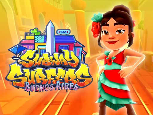 Subway Surfers Buenos Aires - browser game screenshot