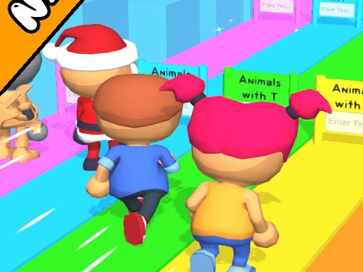 ABC Runner Master - browser game screenshot