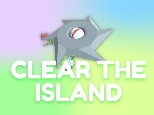 Clear the Island - browser game screenshot