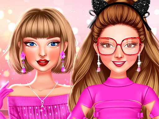 Celebrity Valentino Pink Collections - browser game screenshot