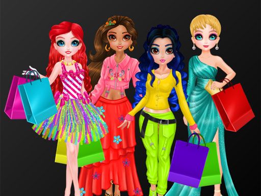 Princesses Crazy About Black Friday - browser game screenshot