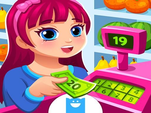 Supermarket Game help mom with the shopping  - browser game screenshot