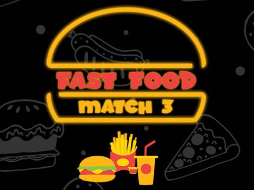 Fast Food Match 3 - browser game screenshot