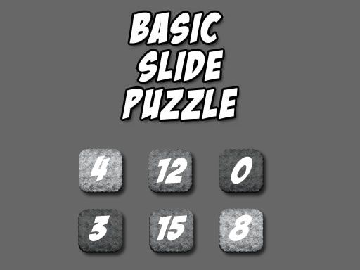 Classic Slide Puzzle - browser game screenshot