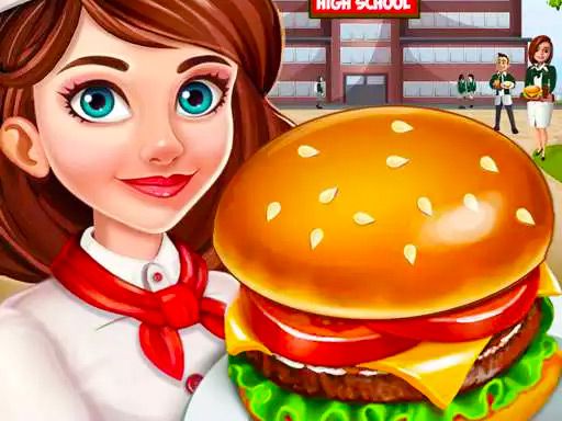 Hamburger Cooking Game - browser game screenshot