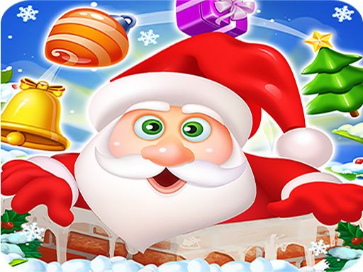 super mario santa claus game - browser game screenshot