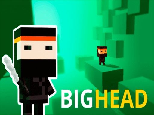 Bighead Ninja!  - browser game screenshot