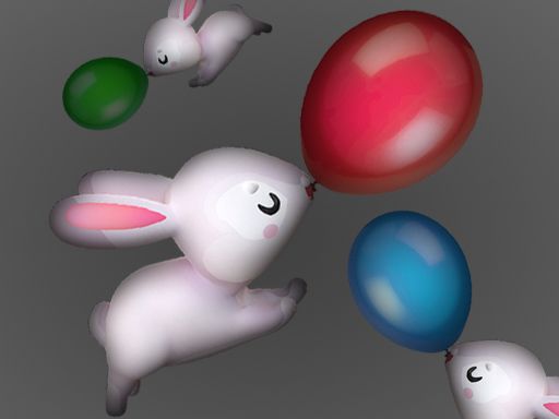Blow Balloon - browser game screenshot