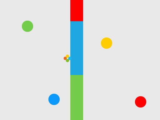 Jumping Dot Colors - browser game screenshot