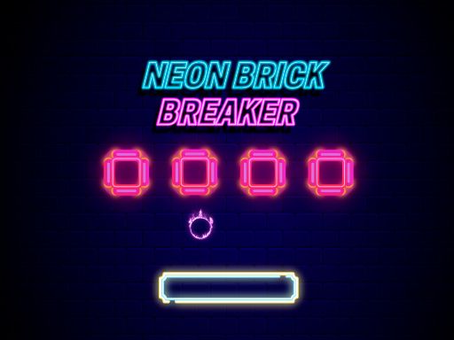 Neon Brick Breaker Neon Brick Breaker - browser game screenshot