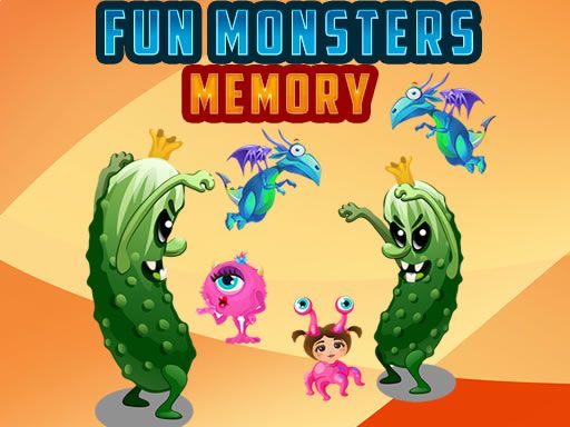 Fun Monsters Memory - browser game screenshot