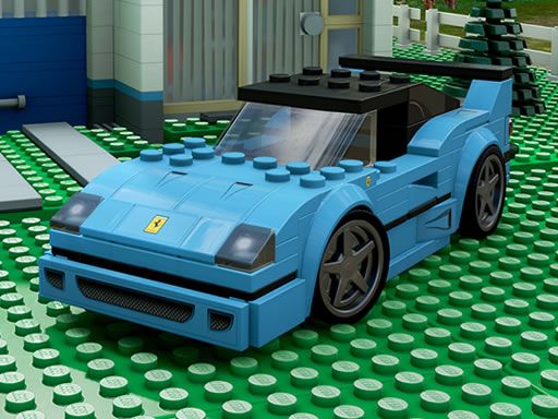 Lego Cars Jigsaw - browser game screenshot