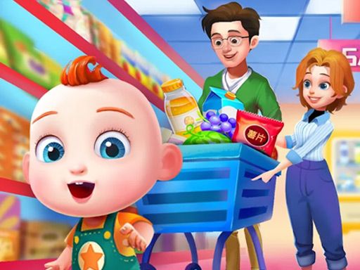 Cute Family Shopping  - browser game screenshot