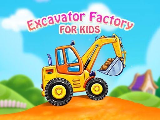 Excavator Factory For Kids - browser game screenshot
