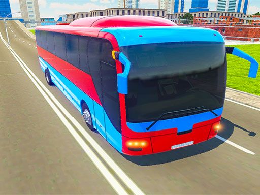 Ultimate City Coach Bus Sim 3D - browser game screenshot