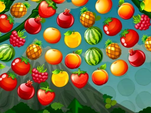 Bubble Shooter Fruits Wheel - browser game screenshot