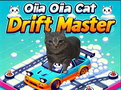 OIIA OIIA CAT Drift Master - browser game screenshot