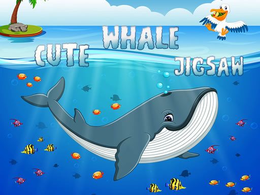 Cute Whale Jigsaw Cute Whale Jigsaw - browser game screenshot