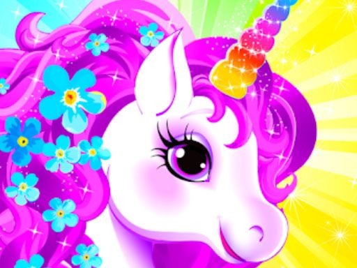 Unicorn Dress up - browser game screenshot