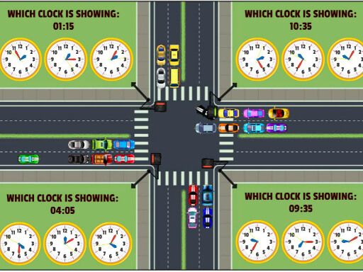 Traffic Control Time - browser game screenshot