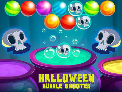 Halloween Bubble Shooter Game - browser game screenshot