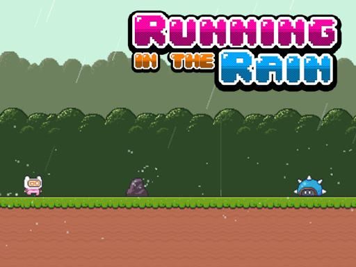 Running in the Rain - browser game screenshot