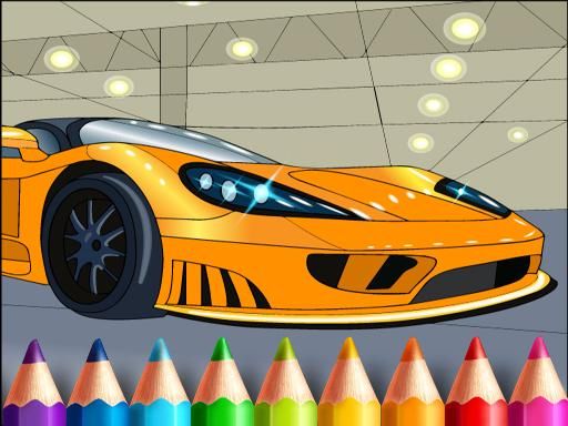 Cars Coloring World - browser game screenshot