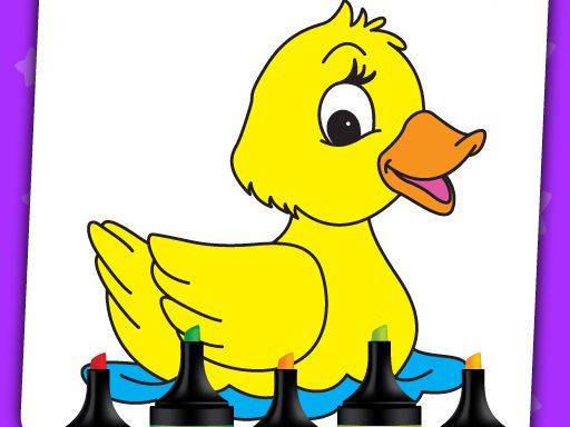 Paint book kids - browser game screenshot