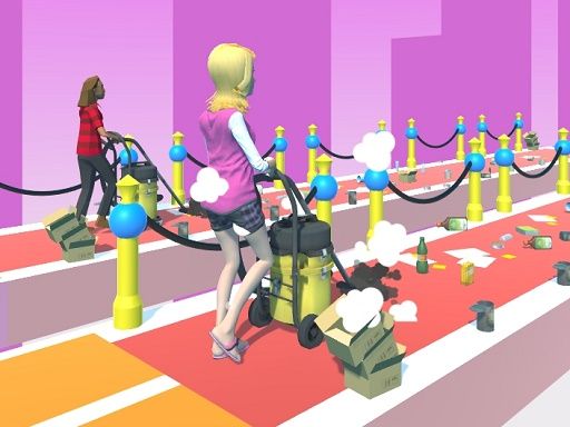 Cleaner Race - browser game screenshot