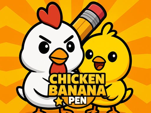 Chicken Banana Pen - browser game screenshot