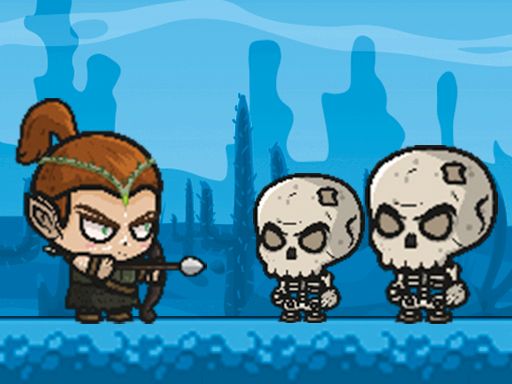 Ricochet Arrow - browser game screenshot