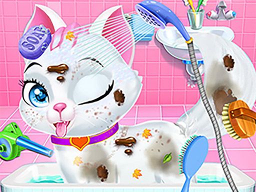 Baby Animals Pet Vet Care - browser game screenshot