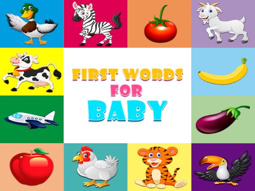 Baby First Words - browser game screenshot