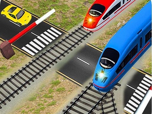 Railroad Crossing Station Sim Game 3D - browser game screenshot