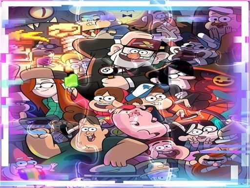 Gravity Falls Match3 Puzzle - browser game screenshot