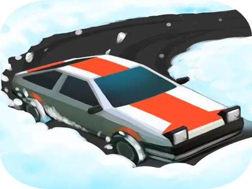 Drift on Snow - browser game screenshot