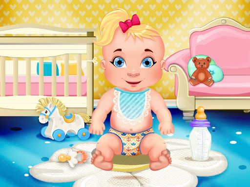 Baby Sitter Crazy Daycare - browser game screenshot