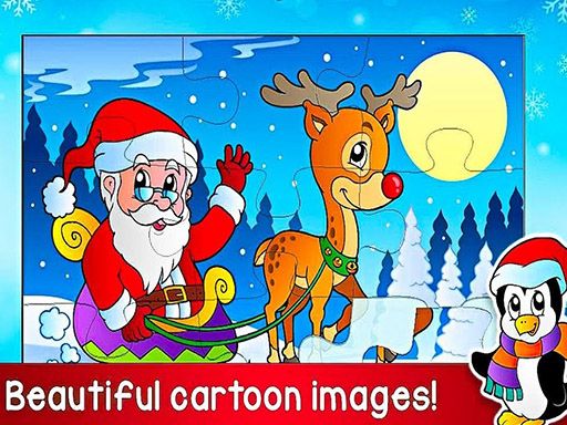 SnowMan JigSaw - browser game screenshot