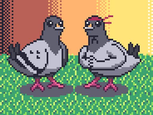 Pigeon Ascent - browser game screenshot
