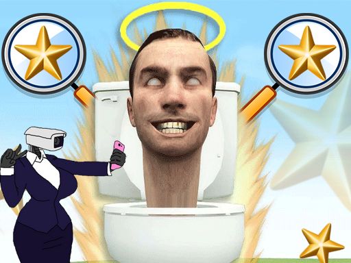 Skibidi Toilet Hidden Stars - browser game screenshot