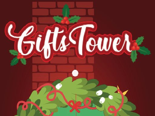 Gift tower Fall - browser game screenshot
